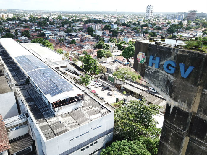 HGV foi uma das edificaes pblicas beneficiadas. Foto: Divulgao / Celpe