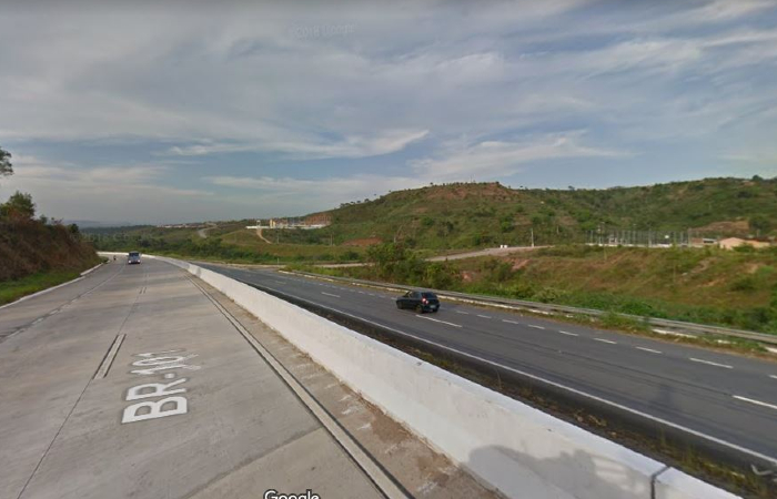 Acidente aconteceu no quilmetro 190 da BR-101 - Reproduo/Google Street View