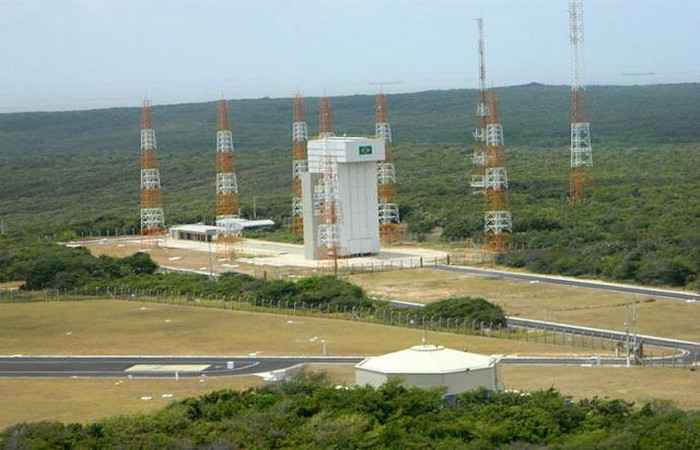 Base espacial de Alcntara, em Maranho. Foto: Divulgao/Agncia Espacial  (Foto: Divulgao/Agncia Espacial )