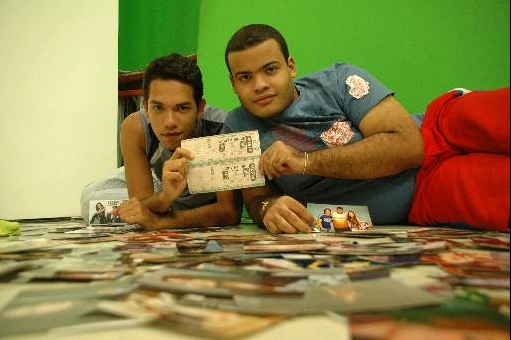 Elcio Lima e Rodrigo Henrique, em foto para reportagem do Diario de Pernambuco em 2007 (Foto: Juliana Leitao/DP)