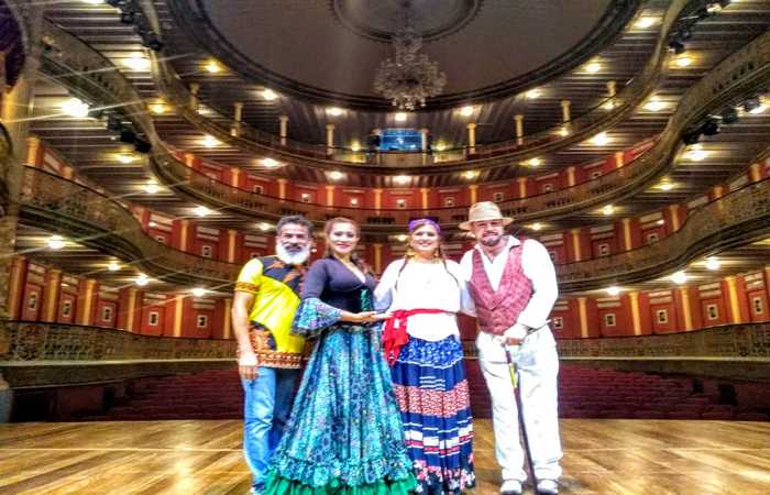 Luciano, Soraya, Ingrid Ramanush e Nicolas Ramanush. Foto: Francisco Alexandrino/Cortesia