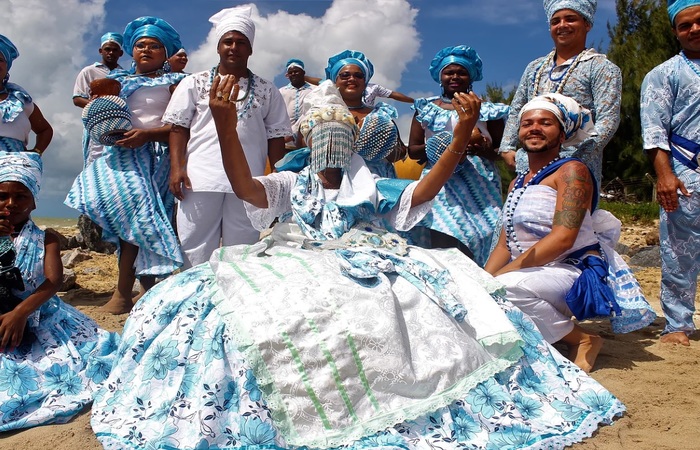 O grupo tem como divindade patrona o Orix Iemanj. Foto: Samuel Calado/DP 