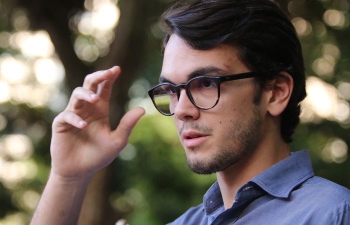 Ricardo Bandeira de Melo est encabeando manifestao contra empreendimento. Foto: Tarciso Augusto/Esp. DP Foto. 