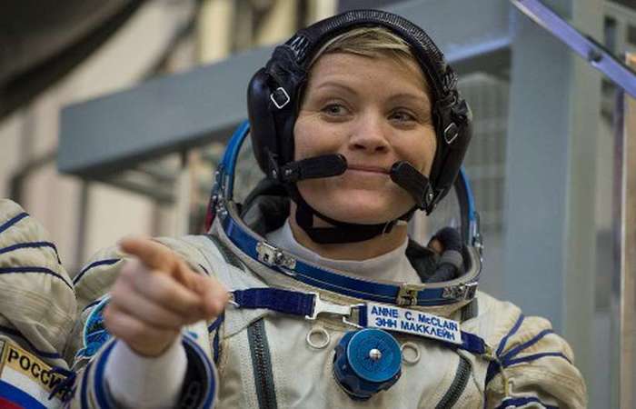 Astronauta da NASA Anne McClain. Foto: STR/AFP