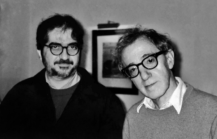 Geneton e Woody Allen, em 2009. Foto: Cortesia da Cepe