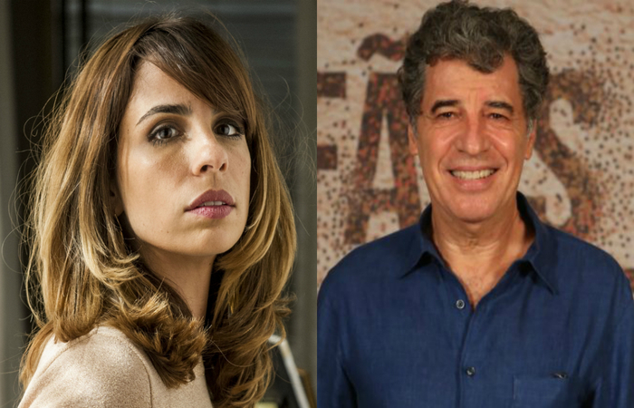 A atriz Maria Ribeiro e seu ex-marido, o ator Paulo Betti - Crditos: Divulgao/Globo. 