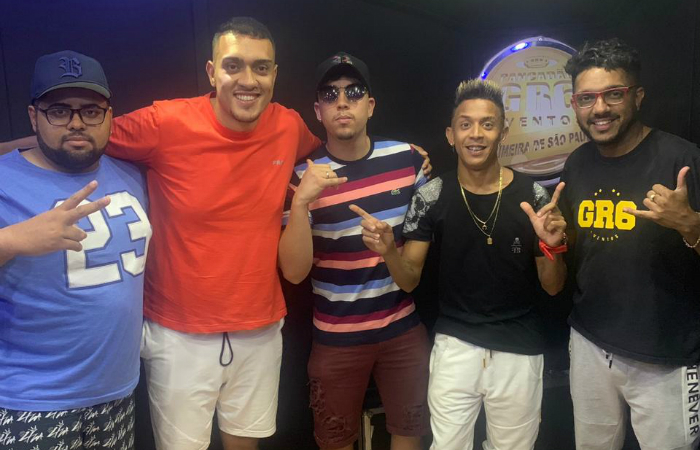 DG, MC Bin Laden, Batido Stronda, Troinha e Buiu na GR6. Foto: Instagram/Reproduo