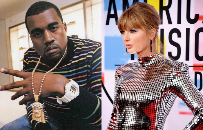 Enquanto a cantora agradecia o trofu, o rapper Kanye West invadiu o palco, tirou o microfone de suas mos no VMA de 2009 - Crditos: Instagram/Reproduo. 