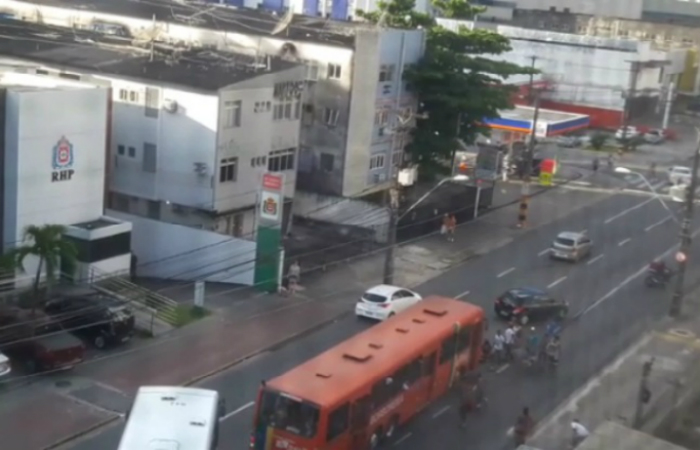 Vdeo que circula no WhatsApp mostra instantes aps o acidente. Foto: Reproduo da Internet