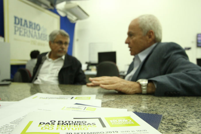 Boris Berenstein e Antnio Jorge Arajo falaram sobre o evento em visita ao Diario de Pernambuco. Foto: Peu Ricardo / DP Foto