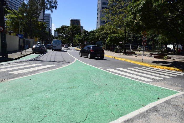 Bairro sofrer interveno para privilegiar pedestres. Foto: Inaldo Lins/PCR