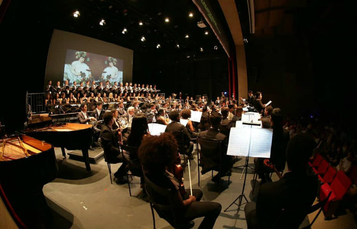 O concerto comemora o 210 aniversrio de nascimento do clebre compositor alemo. Foto: Paloma Amorim/Divulgao
