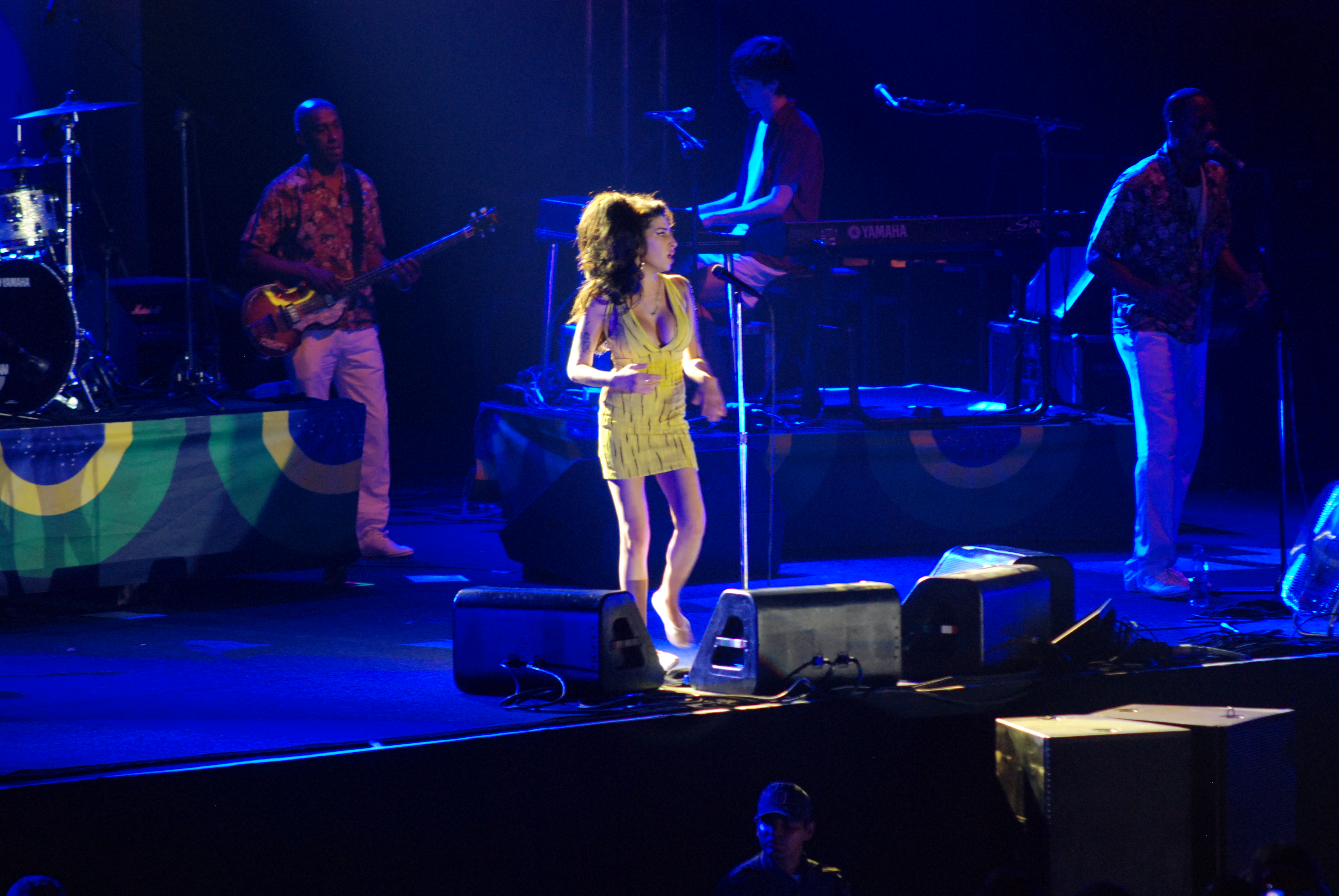 Amy Winehouse se apresentou no Recife, cinco meses antes da sua morte - Foto: Nando Chiappetta/ DP/D.A Press