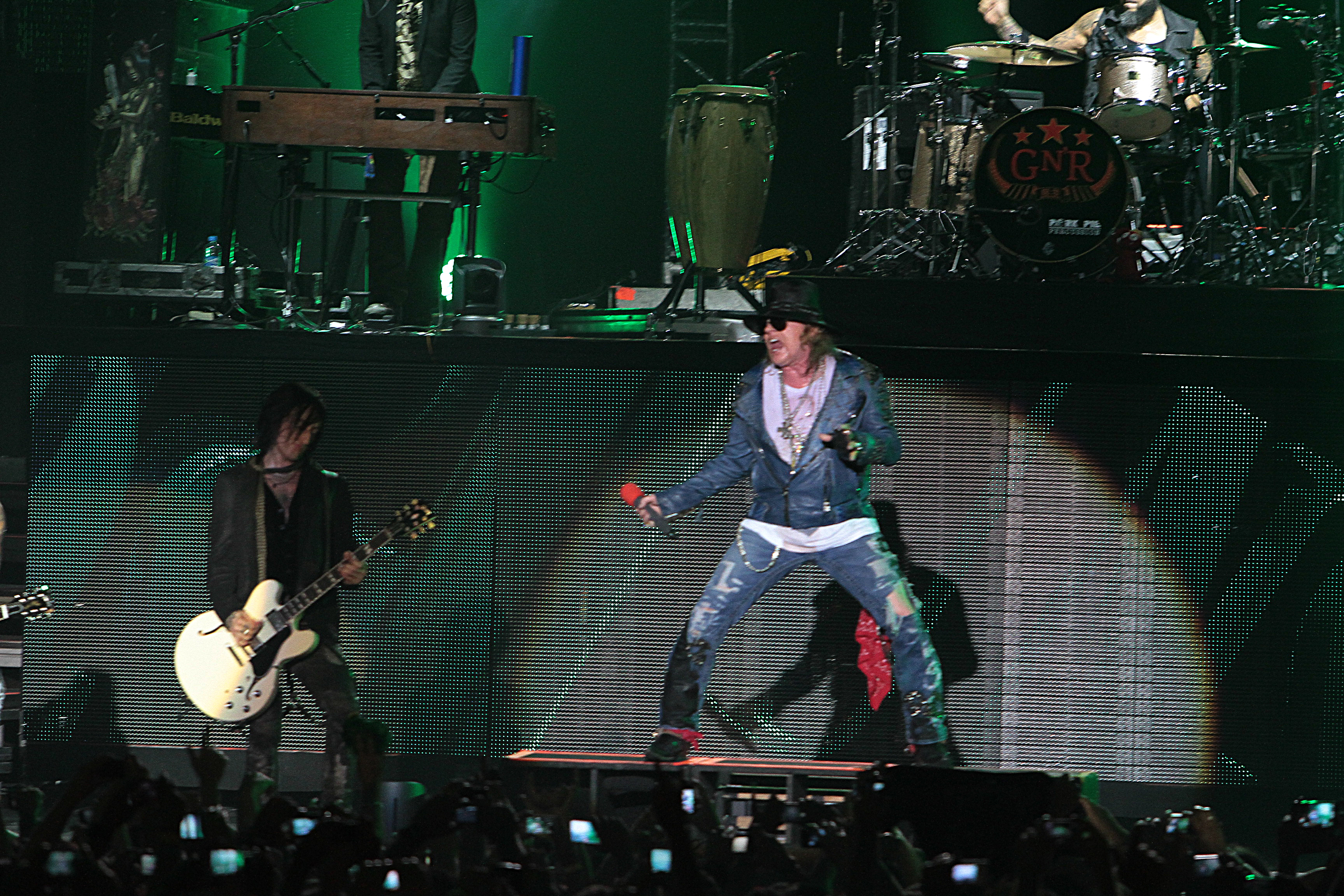 Guns N' Roses fez show no Cecon - Foto: Nando Chiapetta/DP 