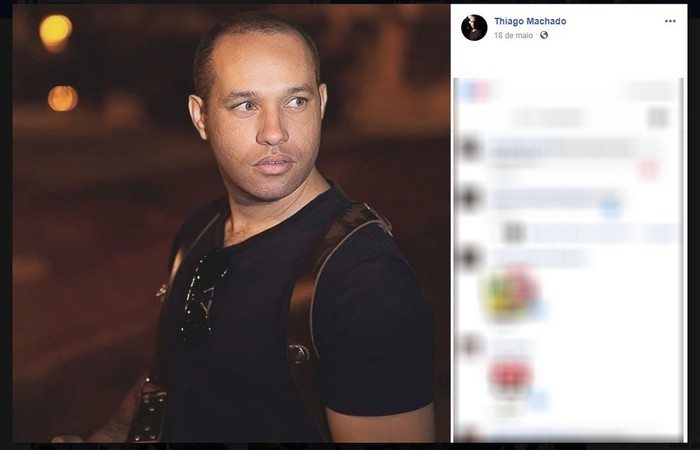 O soldado Thiago Machado foi morto a tiros nesta segunda-feira. Foto: Reproduo/Facebook