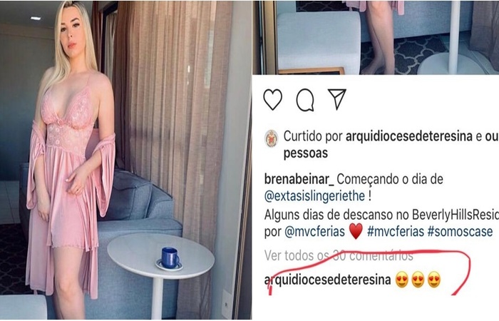 No comentrio, a Arquidiocese publicou trs emojis com coraes, imagens de carinhas tpicas das redes sociais. A gafe causou uma repercusso negativa - Foto: Reproduo. 