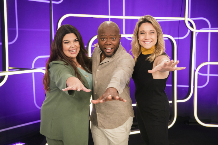 Fabiana Karla, rico Brs e Fernanda Gentil (Foto: Victor Pollak/Divulgao)