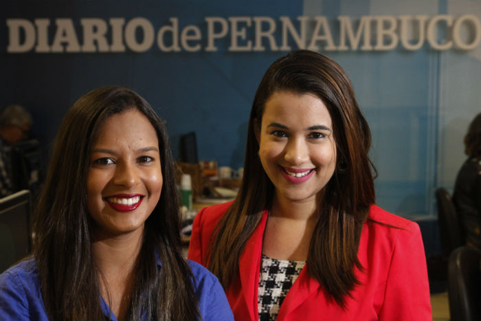 Alice de Souza e Anamaria Nascimento so autoras da reportagem premiada. Foto: Ricardo Fernandes/DP.