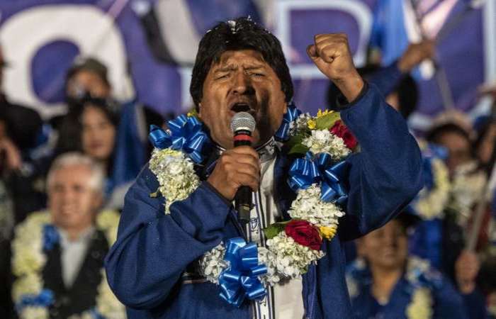 Evo Morales, atual presidente da Bolvia. (Foto: Pedro Ugarte/AFP)