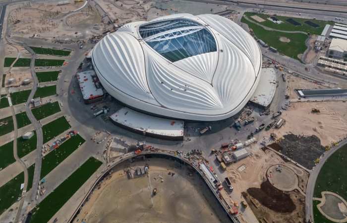 O Al Janoub foi o primeiro estdio  a ser comissionado para o mundial. Nele sero realizados jogos at as quartas de final. (Foto: Divulgao / Fifa)