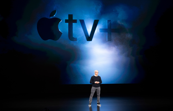 Guerra dos servios de TV por assinatura on demand foi aberta pelo CEO da Apple, Tim Cook (NOAH BERGER / AFP)