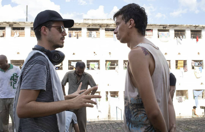 Pedro Morelli e Pedro Wagner nos bastidores (Crdito: Netflix/Divulgao)