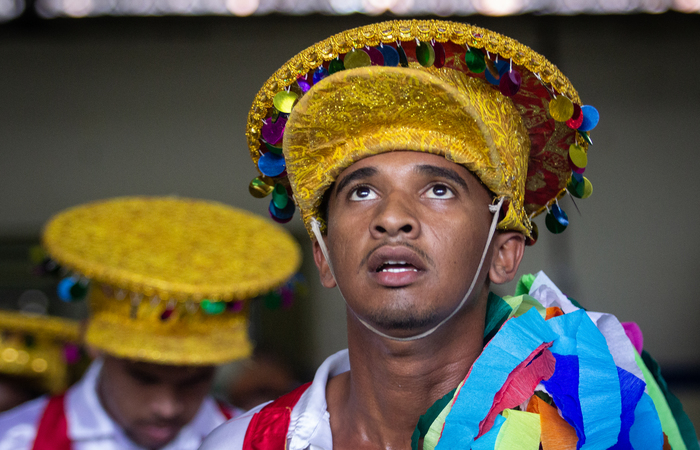 O Cavalo Marinho Estrela de Ouro tem 40 anos de existncia. Foto: Samuel Calado/DP