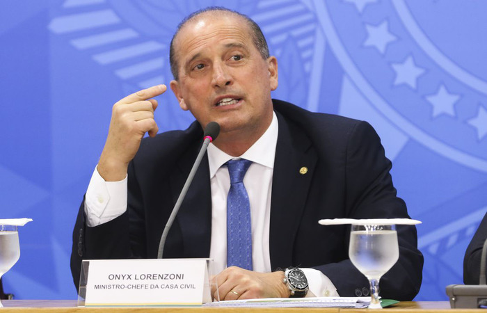 "Estamos conseguindo a grande virada no Brasil", disse o ministro da Casa Civil, Onyx Lorenzoni. (Foto: Valter Campanato/Ag. Brasil)