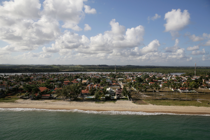 Vista area da Praia de Serrambi. (Foto: Paulo Paiva/DP)