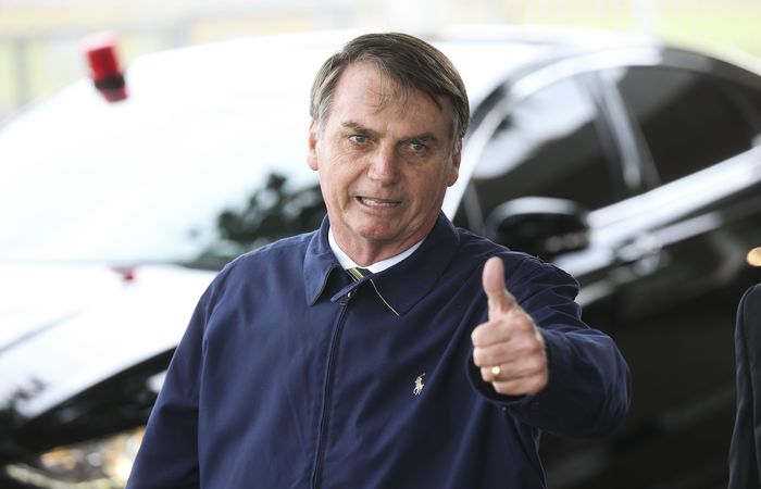 "O campo mais importante foi vendido. No meu entender, foi um sucesso", acrescentou o presidente Jair Bolsonaro. (Foto: Antonio Cruz/ Agncia Brasil)