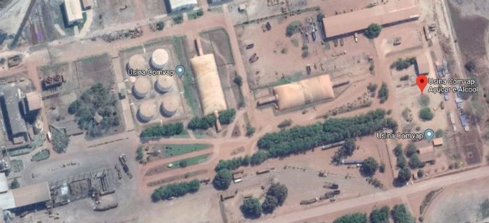 (Foto: Satélite Google/Reprodução.) (Foto: Satélite Google/Reprodução.)
