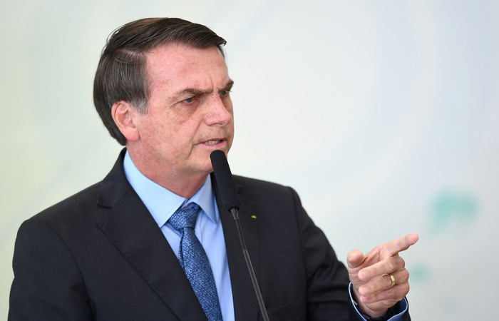 Bolsonaro comunicou nesta tera-feira a deputados aliados que vai deixar o PSL para fundar um novo partido. (Foto: Evaristo S/AFP)