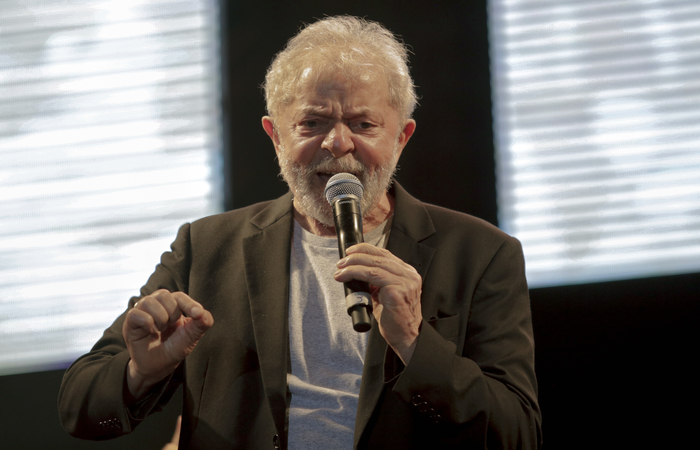 O petista enfatizou a necessidade de que o partido tenha candidaturas próprias no maior número de cidades e lance seus melhores quadros (Foto: Leo Malafaia / FOLHA DE PERNAMBUCO / AFP)