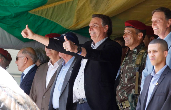 Bolsonaro saiu do PSL e tenta fundar seu prprio partido, a Aliana pelo Brasil. (Foto: Tnia Rgo/Agncia Brasil.)