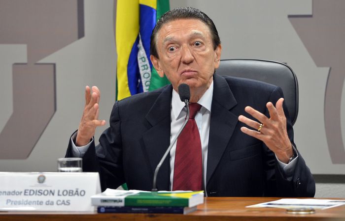Edison Lobão foi ministro de Minas e Energia durante os governos Lula (2008-2010) e Dilma (2011-2014). (Foto: Antonio Cruz/Agência Brasil ) Edison Lobão foi ministro de Minas e Energia durante os governos Lula (2008-2010) e Dilma (2011-2014). (Foto: Antonio Cruz/Agência Brasil )