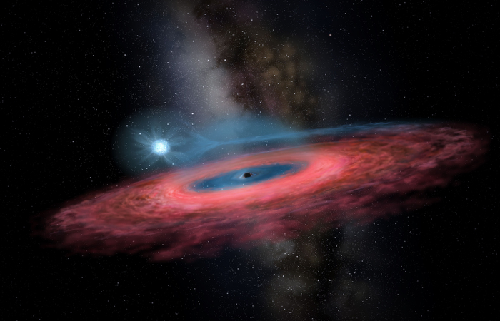 Buracos negros supermaciços são pelo menos um milhão de vezes maiores que o Sol e suas origens são incertas (Foto: Yu Jingchuan / Beijing Planetarium via the China Academy of Sciences / AFP)