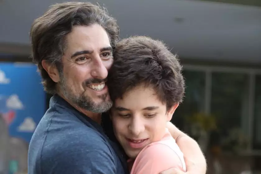 Marcos Mion com seu filho Romeo, de 14 anos  (Reproduo/Instagram)