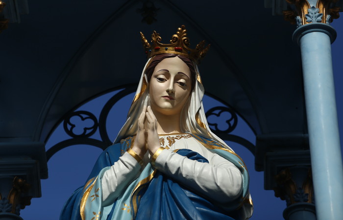 Monumento religioso dedicado  Virgem Maria, com a imagem fabricada por uma empresa francesa, foi inaugurado em 1904 (Peu Ricardo/DP Foto)