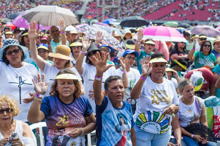 Celebração dos 30 anos da Obra de Maria acontece em janeiro na Arena Pernambuco. (Foto: Camila Pifano/Divulgação) Celebração dos 30 anos da Obra de Maria acontece em janeiro na Arena Pernambuco. (Foto: Camila Pifano/Divulgação)