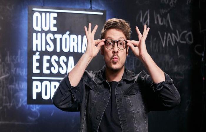 Curioso e ateu praticante, como ele mesmo define, Porchat já visitou igrejas evangélicas, centros de umbanda e lê bastante sobre religiões (Juliana Coutinho/Divulgação ) Curioso e ateu praticante, como ele mesmo define, Porchat já visitou igrejas evangélicas, centros de umbanda e lê bastante sobre religiões (Juliana Coutinho/Divulgação )