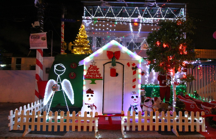Rua Qumico Alfeu Rabelo, no Ibura de Baixo, vencedora do prmio Eu Amo o Natal (Foto: Divulgao / Prefeitura do Recife)