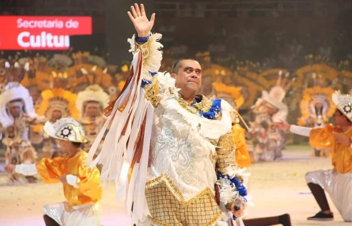 Artista  conhecido pela carreira no boi-bumb e pelo trabalho na poltica amazonense. (Foto: Divulgao/Boi Caprichoso)