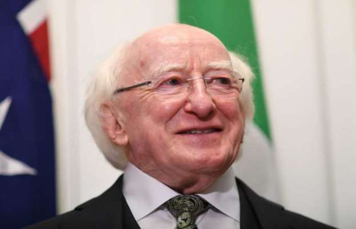 Michael Daniel Higgins, presidente irlandês. (Foto: Lukas Coch/AFP/Getty Images) Michael Daniel Higgins, presidente irlandês. (Foto: Lukas Coch/AFP/Getty Images)