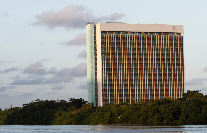 Secretaria de Sade do Recife fica na sede da prefeitura. (Foto: Ricardo Fernandes/Arquivo DP.)