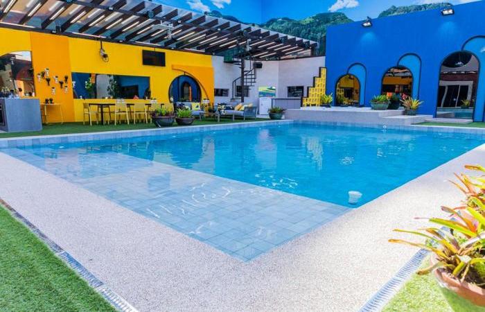 Piscina aquecida (Foto: Divulgação/Globo) Piscina aquecida (Foto: Divulgação/Globo)