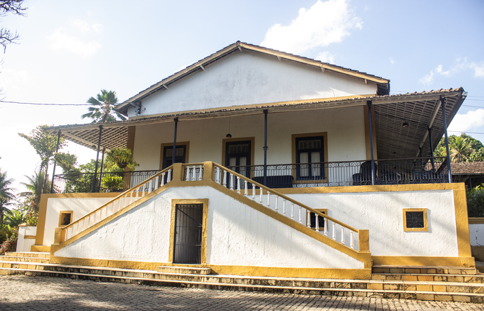 Casa Grande da Usina Unio Indstria, em Escada.  (Foto: Samuel Calado/Esp.DP)