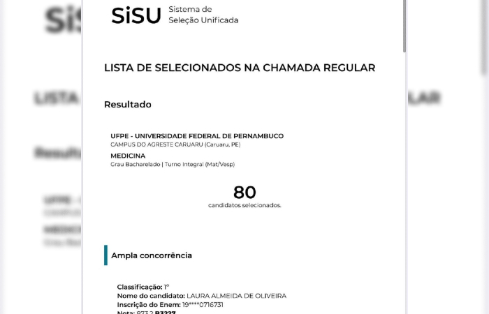 Sisu UFPE (Graduação) - UFPE