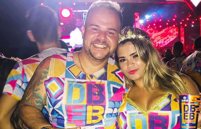 Último registro do casal, horas antes do crime, em uma prévia carnavalesca. (Foto: Reprodução/Instagram.) Último registro do casal, horas antes do crime, em uma prévia carnavalesca. (Foto: Reprodução/Instagram.)