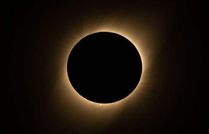 Eclipse solar no Chile. (Foto: Martin Bernetti/AFP)