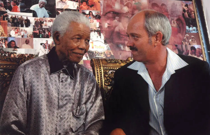 'Em Mandela, vi o ser humano, no um terrorista perigoso', diz Christo Brand, carcereiro do ex-lder africano, morto em 2013 (Foto: Arquivo Pessoal.)